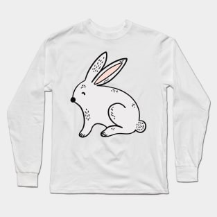 Rabbit vector illustration Long Sleeve T-Shirt